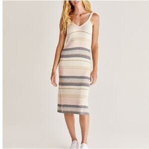 Z Supply Striped Sweater Dress Size M NWT